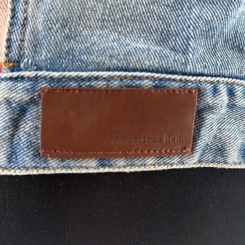 Andersson Bell Patchwork Drop-Shoulder Denim Jacket
Boho lounge unique sz Lg - Picture 11 of 16